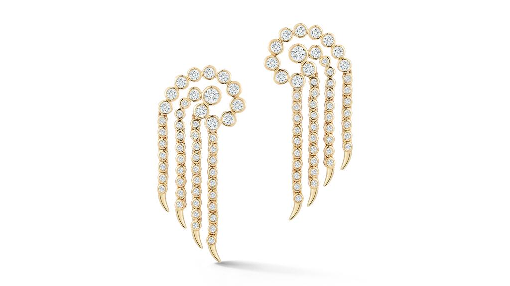 Ondyn "Sparkler Earrings" in 14-karat yellow gold with 1.9 carats of diamonds ($6,500)