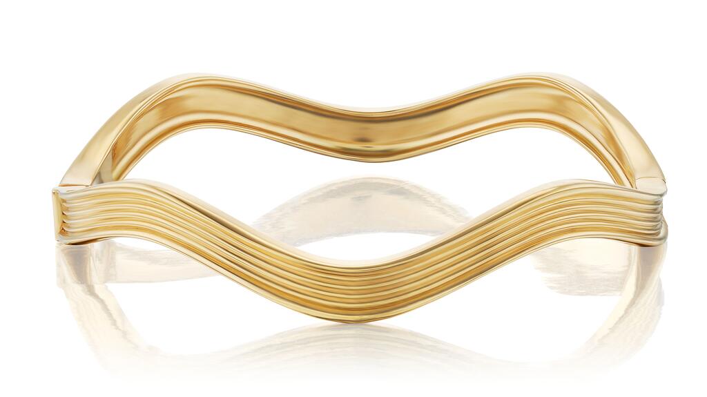 Aurelia Demark "Ric Rac Bracelet" in 18-karat yellow gold ($6,385)