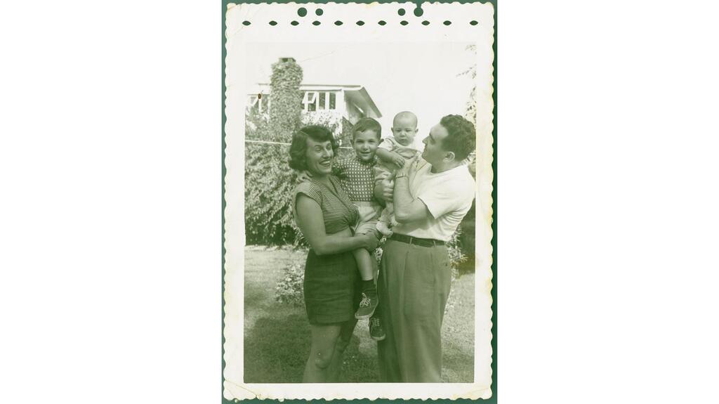 From left, Fran Udell (née London) with sons Ira and Mark and husband Mayer Udell in the 1950s Fran, Mayer, Ira, and Mark Udell