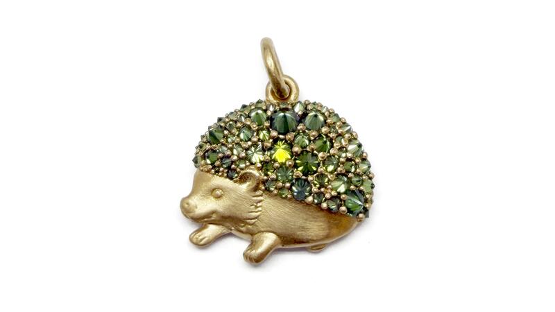 Lauren Newton Tamsin Rasor hedgehog pendant