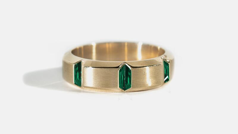 Katkim Men’s Emerald Shadow Band