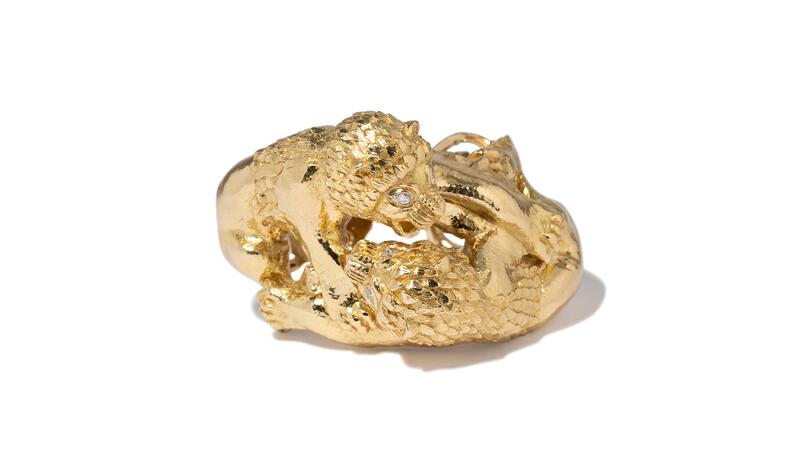 David Webb fighting lions bracelet