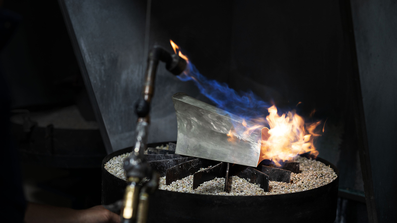 The trophy is crafted in Tiffany’s hollowware workshop in Cumberland, Rhode Island.