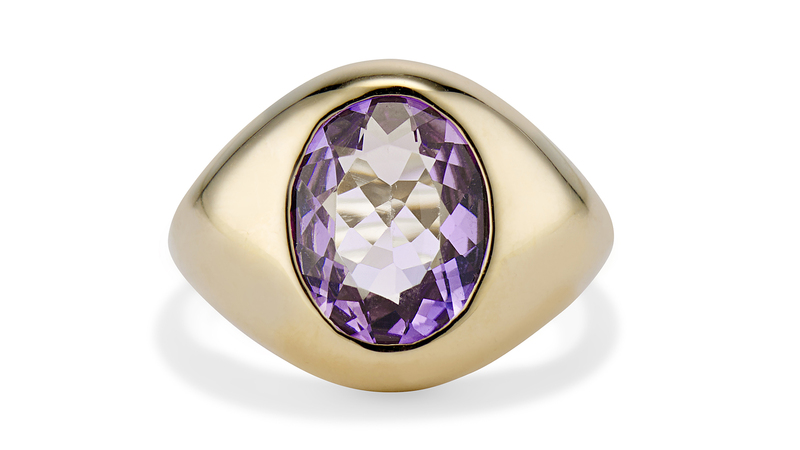 <a href="https://ashleyzhangjewelry.com/products/amethyst-bubble-ring?_pos=1&_sid=4ad8c327f&_ss=r " target="_blank">Ashley Zhang </a>14-karat gold amethyst bubble ring ($2,000)