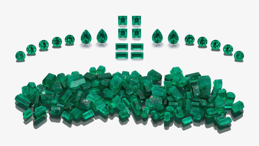 Emeralds from the tribal Swat district in Pakistan (Photo courtesy of Imperial Colors) swat emeralds