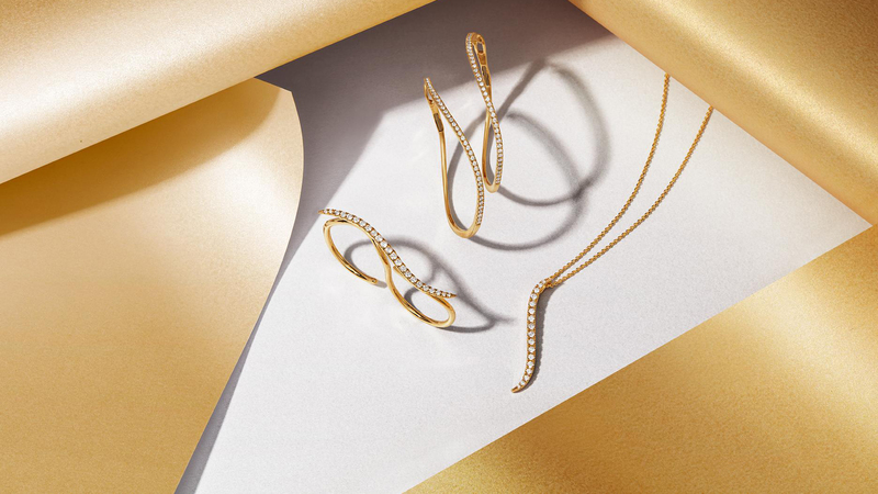 The new collection features more than 60 designs, available in 10-karat gold and sterling silver accented with diamonds.