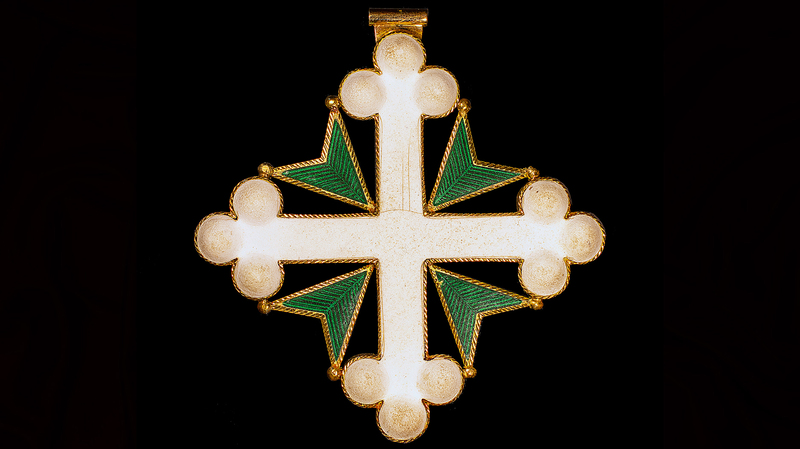 A rare medal presented by the Order of Saint Maurice and Saint Lazarus, the world’s second oldest order of knighthood (Photo credit: Holabird Western Americana Collections)