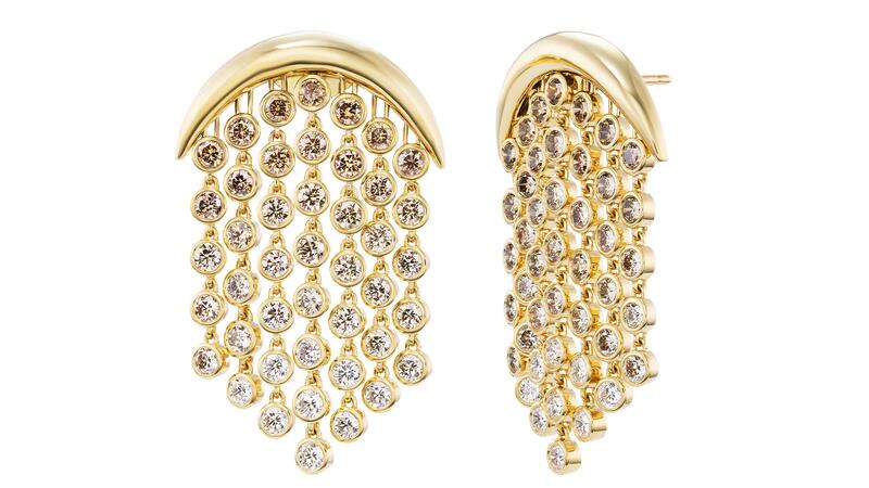 Emily P. Wheeler Champagne Ombré Fringe Earrings