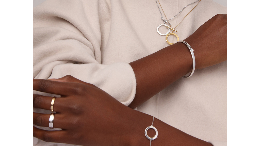 A selection of pieces from Serena Williams Jewelry