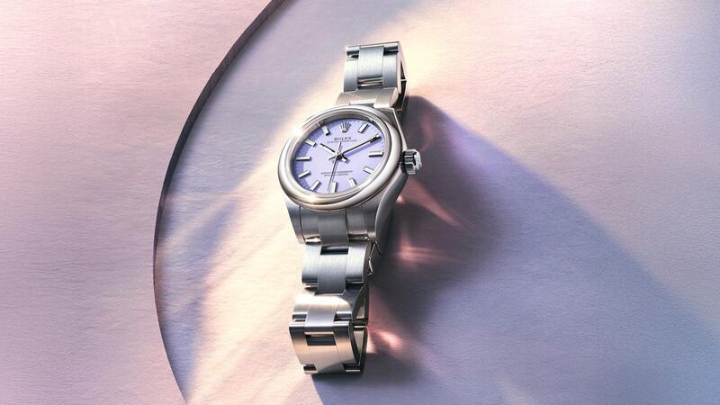 Rolex Oyster Perpetual 28 Lavender Bezel