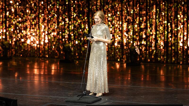 Jan Mohr on stage 2025 Couture Design Awards