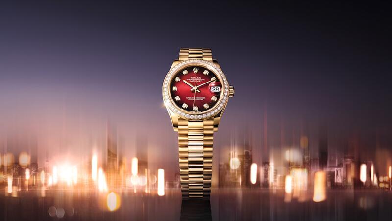 Rolex Oyster Perpetual Datejust 31 Red Dial