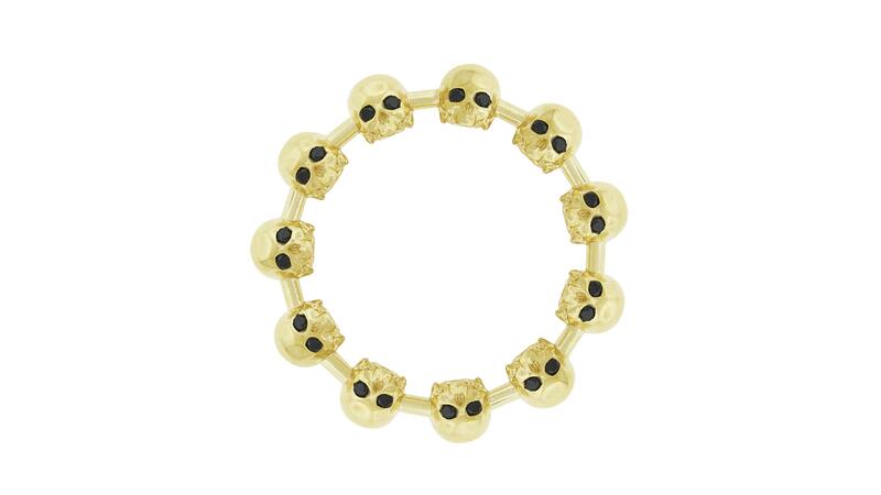 Luis Morais Half-Skull Ring