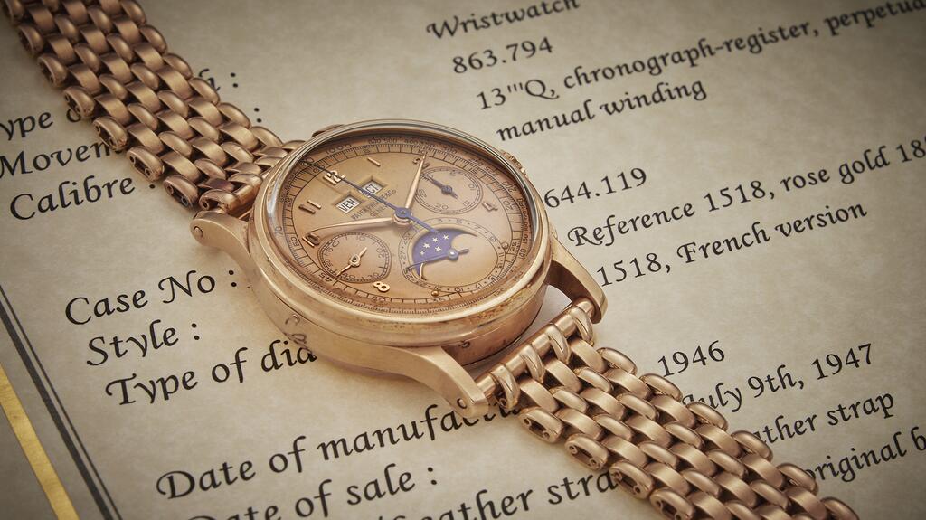 Patek Philippe Ref. 1518 “Pink-on-Pink” circa 1946