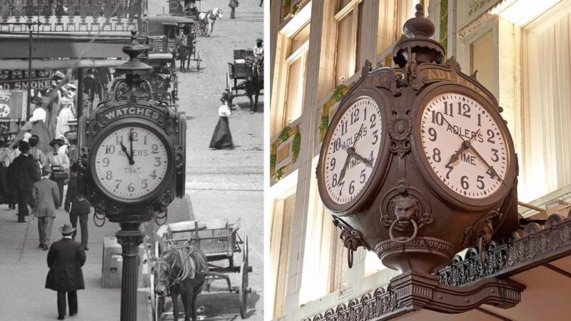 Adler’s Jewelry clock