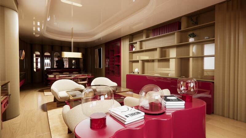 Michael M Flagship Interior Rendering