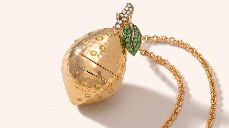 Monica Rich Kosann Enchanted Garden Lemon Necklace