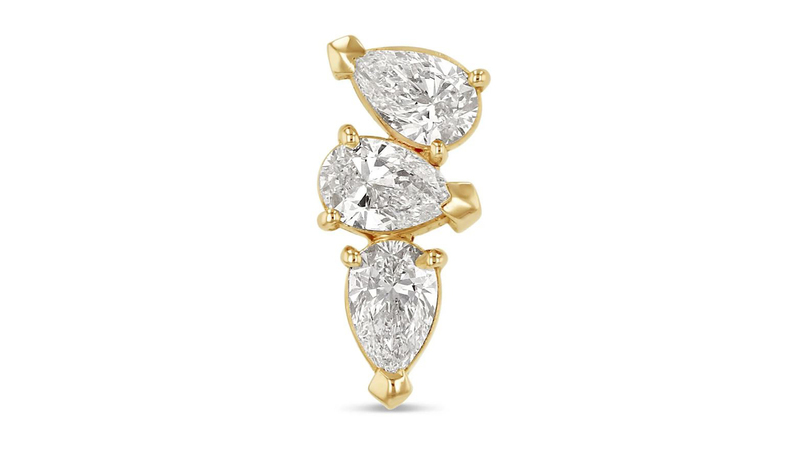 <a href="https://gracelee.com/products/df-triple-pear-stud-earring?variant=37823444648130" target="_blank">Grace Lee</a> 14-karat gold triple pear diamond stud earring ($2,880)