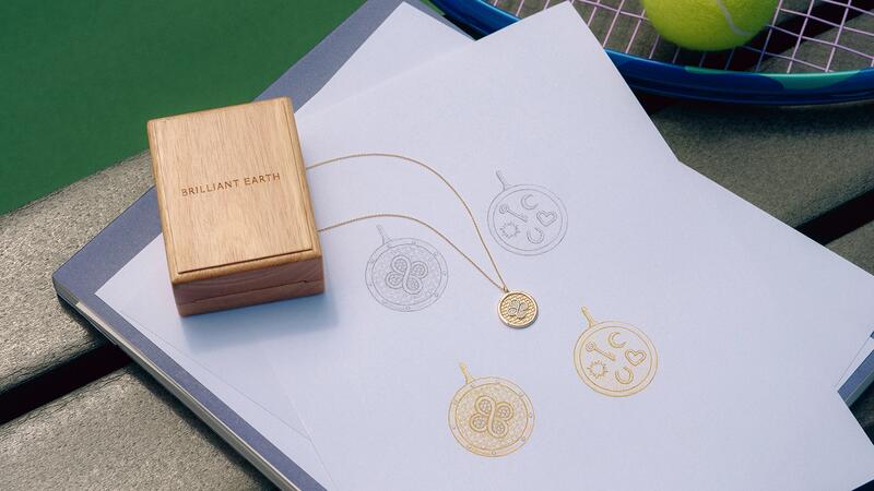 Brilliant Earth Madison Keys medallion