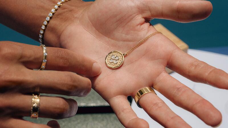 Brilliant Earth Madison Keys medallion