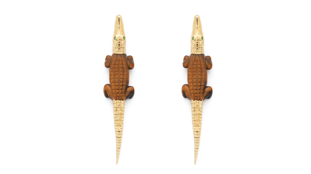 “Alligator Bite Earrings” by Bibi van der Velden “Alligator Bite Earrings” by Bibi van der Velden