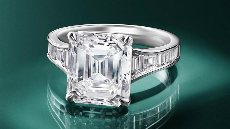 Brilliant Earth Elizabeth Taylor Collection Asscher Diamond Cocktail Ring