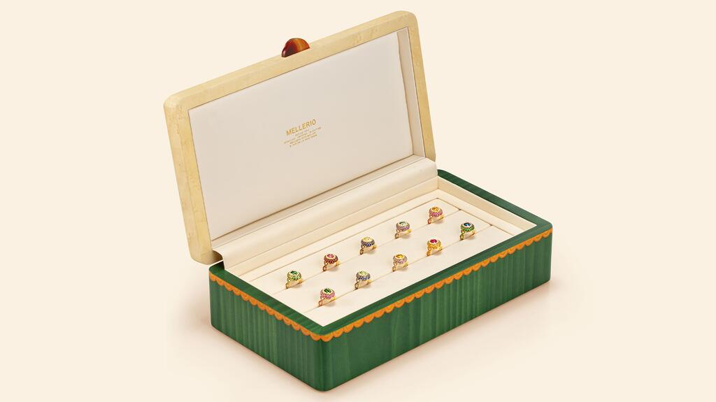 Silvia Furmanovich Butterflies in Flight Jewelry Box with Mellerio Color Queen Collection