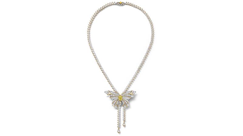 Tiffany & Co. Blue Book 2026: Hidden Garden Butterfly Fancy Vivid Yellow Diamond Pendant