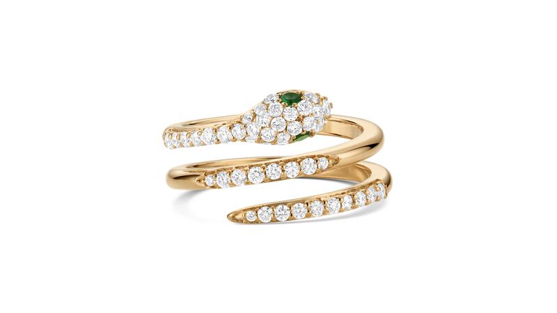 Jessica Liu Designs pavé serpent midi ring