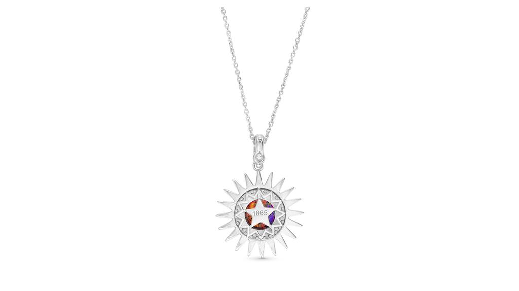 Juneteenth opal pendant