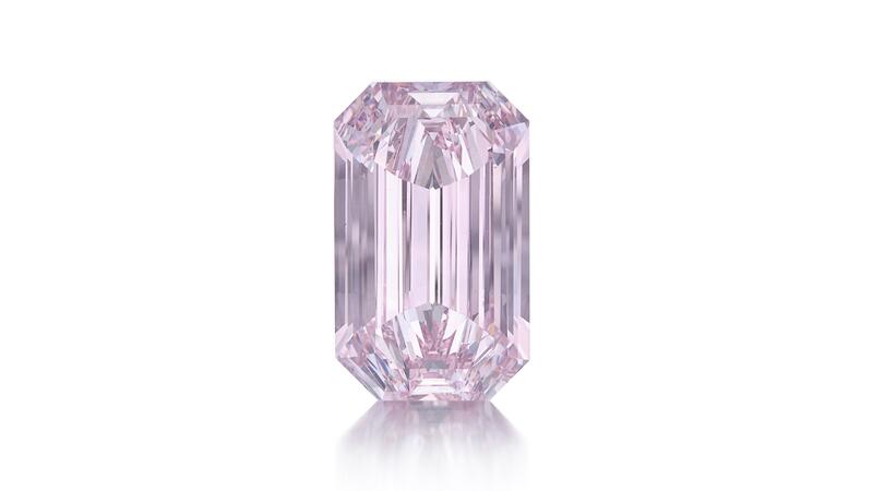 7-carat fancy intense purplish pink diamond