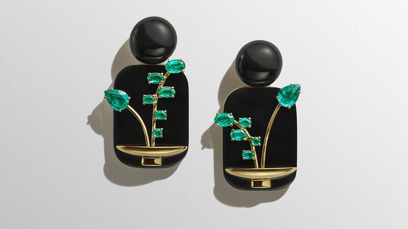 Sauer Ma Collection Ikebana Earrings