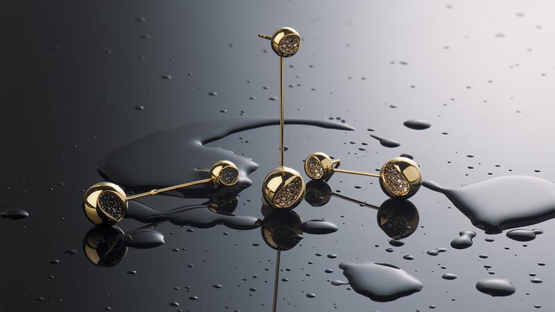 JV Insardi Solar Pendulum Earrings