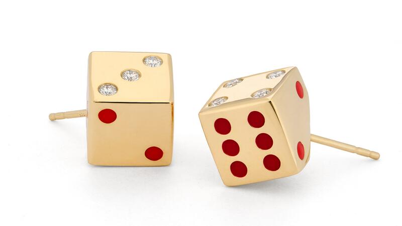 Mined and Found Chance Stud Earrings