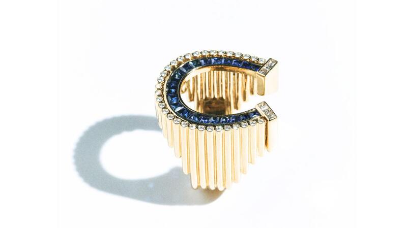 Marie Lichtenberg horseshoe ring