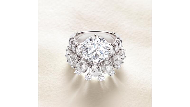 De Beers London Vibrations high jewelry Echo ring