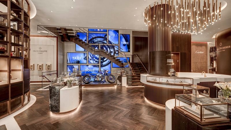 Tourneau’s New York flagship store, also known as the “TimeMachine” store, has been revamped to include more high-tech elements.