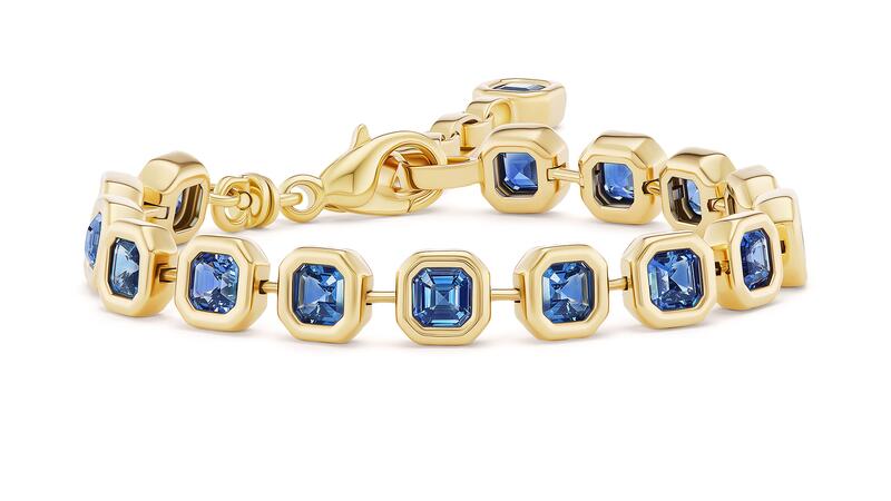 Brent Neale Blue Sapphire Pillow Bracelet