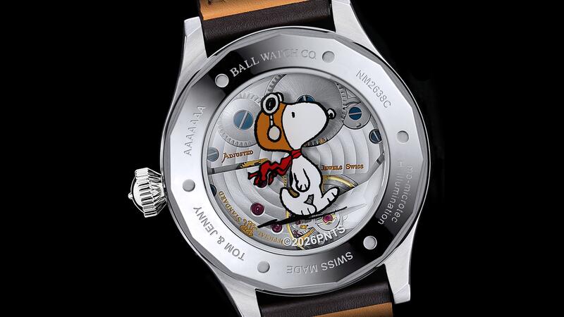Engineer Master II Snoopy Flying Ace Ball watch back