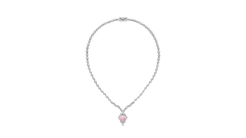 Mikimoto conch and Akoya cultured pearl necklace