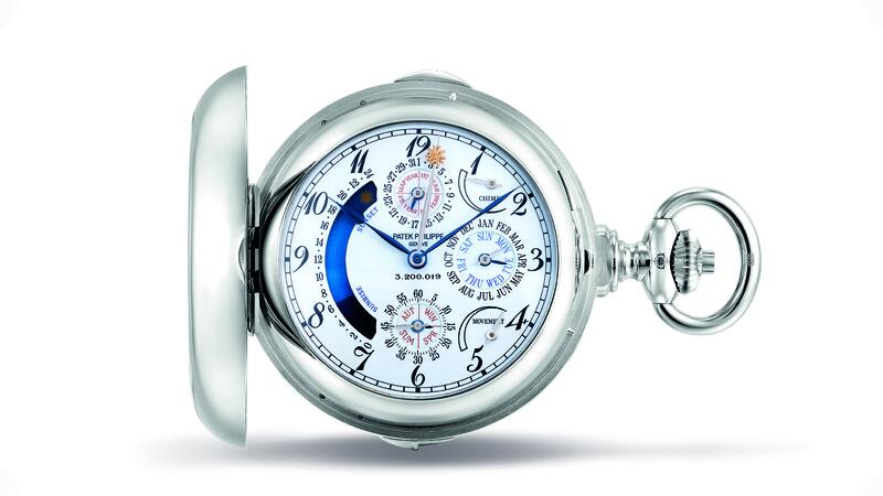 Platinum “Star Caliber 2000” pocket watch front
