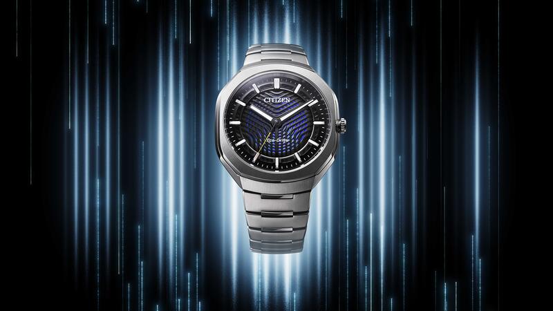 Citizen Eco-Drive Photo silver tone watch