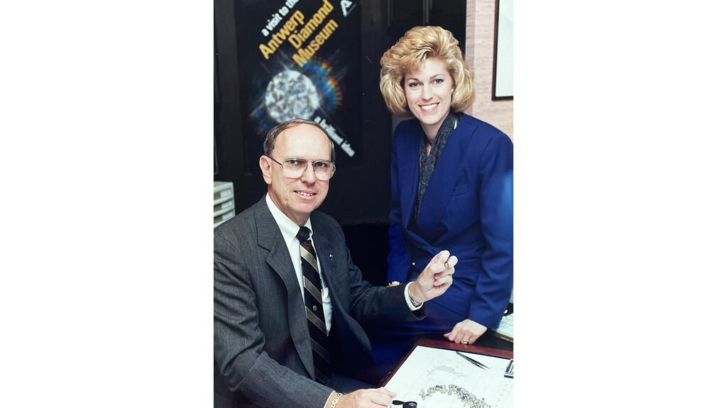 Holly and Jim Wesche in Antwerp 1990