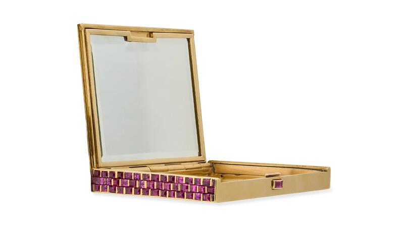 Van Cleef & Arpels ruby vanity case