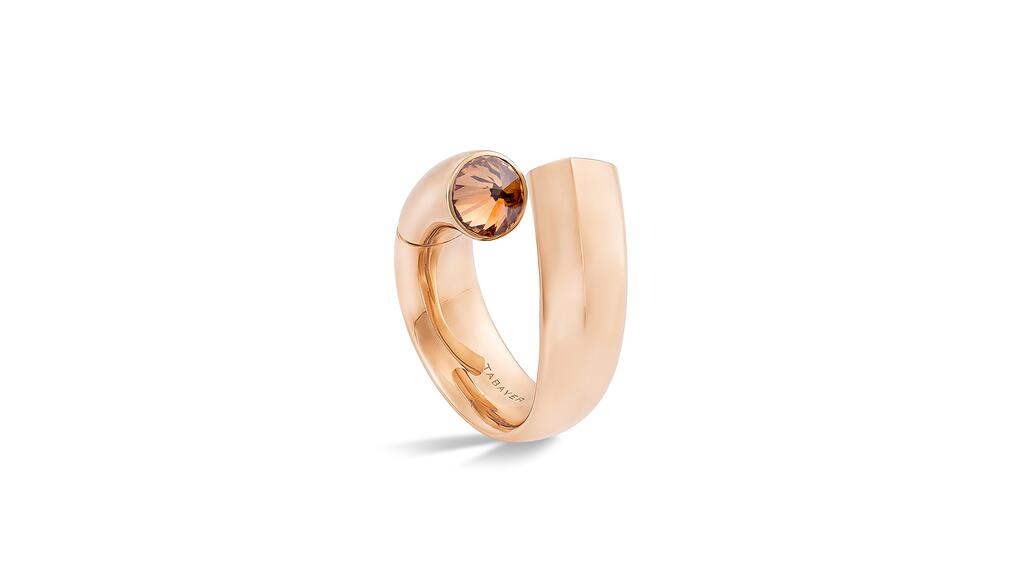 Tabayer Oera ring with brown diamond