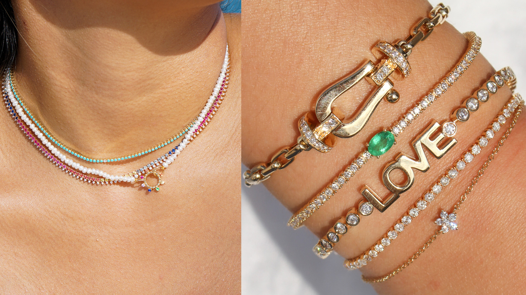 Monisha Melwani is most inspired by her friends and clients. Together, they stack and layer to achieve an individualized look. (Images courtesy of Monisha Melwani) Monisha Melwani is most inspired by her friends and clients. Together, they stack and layer to achieve an individualized look. (Images courtesy of Monisha Melwani)
