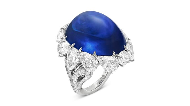 Harry Winston blue sapphire ring Christie’s Geneva