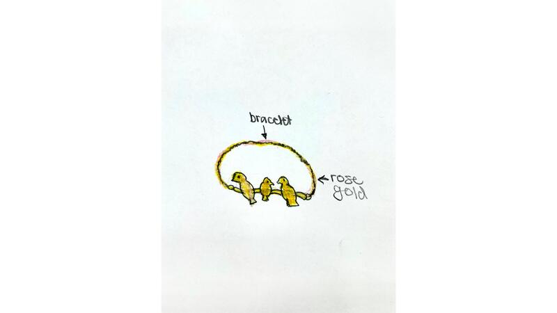 Zachary's Mother's Day Jewelry Design Contest sketch