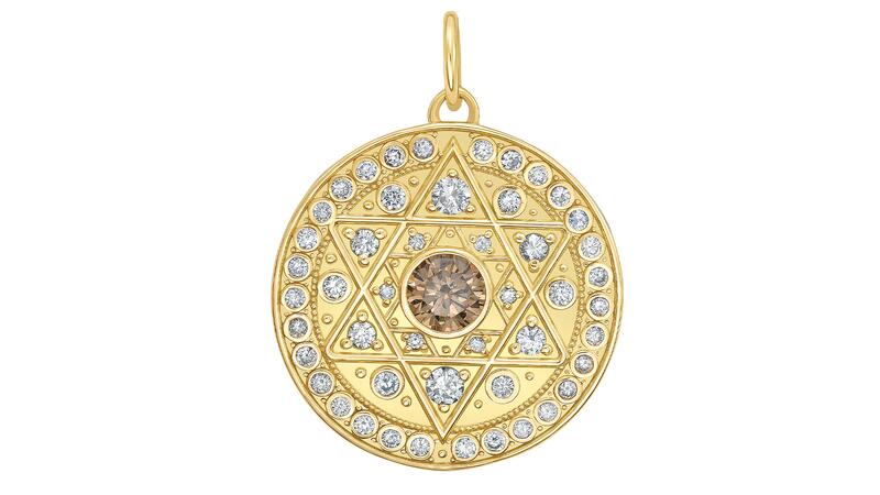 Lionheart Star of David Desert Diamond Medallion