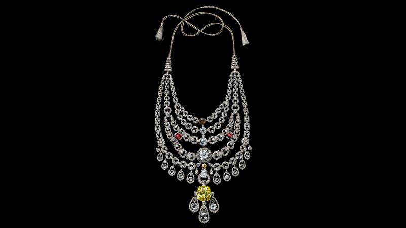 Cartier Patiala Necklace in V&A Exhibition